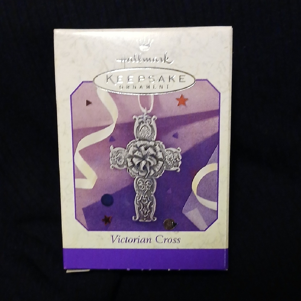 Hallmark Keepsake Silver Cross Ornament